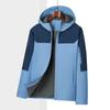 Nueva chaqueta delgada transfronteriza cómoda transpirable impermeable con capucha abrigo casual para exteriores para parejas para senderismo