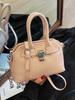 Bolso Pequeño Super Hot Transfronterizo para Mujer Primavera Verano 2025 Nuevo Bolso Bandolera de Hombro Versátil Casual Nicho Portátil Bolso Kelly