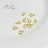 18k bolsa banhada a ouro real ouro mola fivela colar pulseira acabamento lagosta conexão fivela diy material feito à mão acessórios