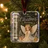 Adornos de acrílico para efectivo de Navidad, regalos para decoración de árbol de Navidad, colgantes creativos de bendición festiva, cinco diseños