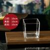 Vasos Hidropônicos Quadrados Atacado para Erva-de-São-João, Lírio da Paz e Jiboia, Aquário Vaso de Vidro Transparente