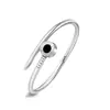 Pulseira de Unha em Aço Titânio Feminina de Alta Qualidade Preta com Números Romanos Resistente à Cor Retro Personalidade Nicho Pulseira de Aço Titânio