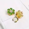 Fabricante de Cubre Botones de Pedrería Gemelos para Puños de Camisa Accesorios de Ropa Cubre Botones de Diamante