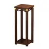 Suporte para Flores Sem Montagem Madeira Maciça Varanda Rack de Armazenamento para Plantas Verdes Sala de Estar em Casa Rack de Armazenamento de Chão Suporte para Flores Rack de Exibição