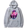 Sudadera con capucha holgada con forro polar periférico de la maravillosa aventura de JoJo, sudadera con estampado de código europeo transfronterizo, sudadera con capucha de anime