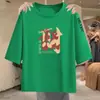 Comércio Exterior Transfronteiriço, roupas para mães, blusa casual fashion estampada de manga três quartos, design único, camisa básica que afina a silhueta