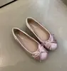 Zapatos de Tacón Bajo de Boca Baja, Estilo de Noche, Franceses Redondos de Punta, Estilo Hada, Zapatos de Ballet de Temperamento Suave, Nuevo Modelo 2026 con Lazo, Primavera y Verano