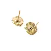 Aretes Estilo Coreano, Aretes de Girasol, Aretes de Cristal de Moda, Fabricante de Joyería para Orejas Coreana