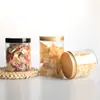 Pote Transparente de Plástico para Pet, Frasco para Creme, Pote Selado à Prova de Umidade 500ml, Pote de Embalagem para Frutas Secas, Mel, Goji Berry