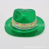 Calle. Sombrero Verde Electrochapado del Día de San Patricio Decoración para Fiesta Irlandesa Bar Accesorios Venta Directa de Fábrica En Stock