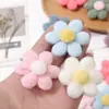 Nuevo Tela de Felpa de Flor de Terciopelo Linda Flor Pequeña de Seis Pétalos Tela de Material para Accesorio de Cabello DIY Partes de Dibujos Animados para Accesorios de Cabello