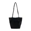 Bolso de Hombro Tipo Cubo de Color Caramelo Nuevo de Verano, Bolso Ligero de Nailon, Casual, Moderno, Versátil, Tendencia, Bolso Tote Estilo Relajado
