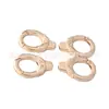 Accesorios de hardware para cordón fábrica directa metal oro rosa reloj de colgar para ropa cordón para colgar accesorios de reloj de colgar