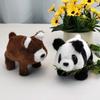 Juguete de Peluche para Gatear Infantil Cachorro Oso, Panda Eléctrico Realista con Hojas de Bambú, Puede Caminar y Hacer Sonidos, Panda Gigante