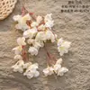 Danika Flor de Pessegueiro Artificial Flores Verdes Plantas Verdes Atacado Decoração de Casamento Artesanato Estilo INS Fabricante de Flores de Simulação Transfronteiriça