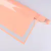 Ropa Floral Papel de Envoltura de Flores Impermeable, Marco Simple de Luna Hielo Agua Borde de Película Opp, Materiales de Empaque de Película de Gelatina Semitransparente ¡Ahora Disponibles!