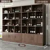 Armario para vinos, estante multi-nivel para pared de sala de estar, vitrina para vinos, vitrina de exhibición de productos, armario de almacenamiento