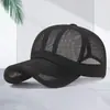 Gorra de Béisbol de Malla Logo Personalizado Verano Visera Recortada Transpirable Sombrero para el Sol Viajes al Aire Libre Protección Solar Gorra con Visera