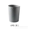 Cubo de basura para sala de estar, cocina, dormitorio creativo, baño, oficina en casa, cubo de basura grande sin tapa