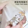Toalla de baño especial para cuentas toalla de doble cara para fregar toalla de algodón puro resistente al calor resistente a altas temperaturas paño para hornear papel para planchar textura de arena gruesa