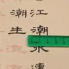 Libro de Práctica de Caligrafía para Principiantes: Estilo Li Shu, Río de Primavera, Flores y Noche de Luna, Letra Pequeña Regular, Caligrafía con Pincel Suave, Pergamino Largo para Copiar y Calcar