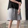 Letras de Espuma Pantalones de Calle Verano Hombres Estilo Hong Kong Shorts Marca Trendy Hip-Hop Diseño de Nicho Versátiles Pantalones de Cinco Cuartos