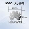 Adhesivo metálico con el logotipo del teléfono móvil Huawei, adhesivo rojo de Internet Huawei, adhesivo para teléfono móvil con el logotipo de Huawei