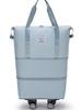 Nueva bolsa de viaje romboidal, bolsa de almacenamiento próxima a producir, bolsa de equipaje expandible con separación en seco y húmedo con ruedas universales, bolsa de fitness de gran capacidad.