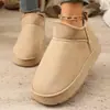 Novas pantufas de algodão para casa Amazon transfronteiriças quentes espessadas estilo casal simples de inverno para interior meio salto casa