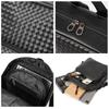 Nova Mochila Trançada da Moda Masculina Casual de Negócios de Grande Capacidade Estilo Coreano Bolsa Masculina Mochila Tendência