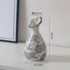 Porcelana Azul y Blanca de Jingdezhen Estilo Chino Retro para Entrada Cerámica de Gama Alta Florero Decoración para Arreglos Florales en Casa Exhibición