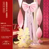 Set de Decoración para Sala de Bodas Color Rosa con Motivo de Danza del León, Tablero de KT con Carácter de "Doble Felicidad", Accesorios para Fotos de Bata de Vestir de Novia para Hotel