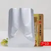 Bolsa de papel de aluminio puro engrosado, bolsa de vacío para mascarillas faciales, envasado de alimentos, máquina de vacío por compresión, papel de aluminio, bolsa para alimentos cocidos y carne