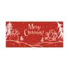 Tecido de fundo de Natal para comércio exterior da Amazon transfronteiriço para decoração de porta, montagem de festa e cobertura de porta tipo bandeira de meia-lua