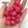 Cuentas Redondas Acrílicas de Dos Tonos Degradado de 16 mm con Agujero Recto, Cuentas Sueltas para Manualidades DIY, Cadenas de Teléfono, Pulseras y Accesorios de Joyería
