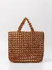 Bolso de Arce de Color Sólido Bolso Tejido a Mano de Exportación Bolso de Madera con Cuentas para Mujer Ocio Viaje Bolso de Cuentas para Vacaciones en la Playa