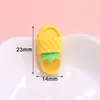 Zapatillas de Simulación Fruta Animal Joyería de Resina Accesorios DIY Tarjeta para el Cabello Pegamento en Crema Funda para Teléfono Móvil Taza de Agua Material Hecho a Mano