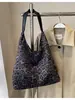 Bolso de Leopardo Súper Caliente para Suegra Bolso Tote de Moda de Gran Capacidad Nuevo Bolso de Hombro de Moda Otoño e Invierno 2025 para Mujer