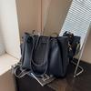 Bolso Tote de Hombro de Gran Capacidad para Mujer 2024 Bolsos Nuevos Transfronterizos Bolso Bandolera de Viaje Texturizado Retro a la Moda