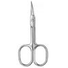 Tesoura para Cutícula em Forma de L, Ferramenta de Manicure, Removedor de Cutícula Pré-Cortado, Tesoura Pequena, Tesoura de Beleza em Aço Inoxidável, Tesoura de Unha, Aparo de Sobrancelha