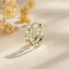 Nuevos Pendientes de Aro Doble Fila con Circonita en Forma de Gota Henson, Estilo Francés de Lujo Sutil y Nicho, con Acabado de Alta Gama para Niñas, Hechos de Aleación de Titanio