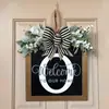 Yzm Cartas Inglesas Transfronterizas Decoración Personalizada para Puerta Principal Colgante para Puerta Accesorios Artesanías de Madera