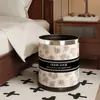 Papelero Retro Francés M^ para Sala de Estar, Dormitorio, Dormitorio Estudiantil, Cocina, Baño del Hogar, Gran Capacidad, Papel de Alto Valor