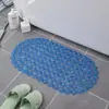 Tapete de Chuveiro de PVC Banheiro Tapete Antiderrapante Banho Chuveiro Quarto Tapete de Piso Doméstico Banheiro Ventosa Tapete Antiderrapante