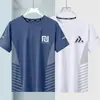 Camiseta fresca de secado rápido para hombre, ropa deportiva fina de verano de manga corta, holgada, para entrenamiento, correr, para exteriores