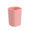 Vaso para cepillo de dientes, vaso estilo nórdico, color liso, moderno y simple, plástico, vaso creativo para cepillarse, vaso para enjuague bucal, vaso para beber, vaso de pareja