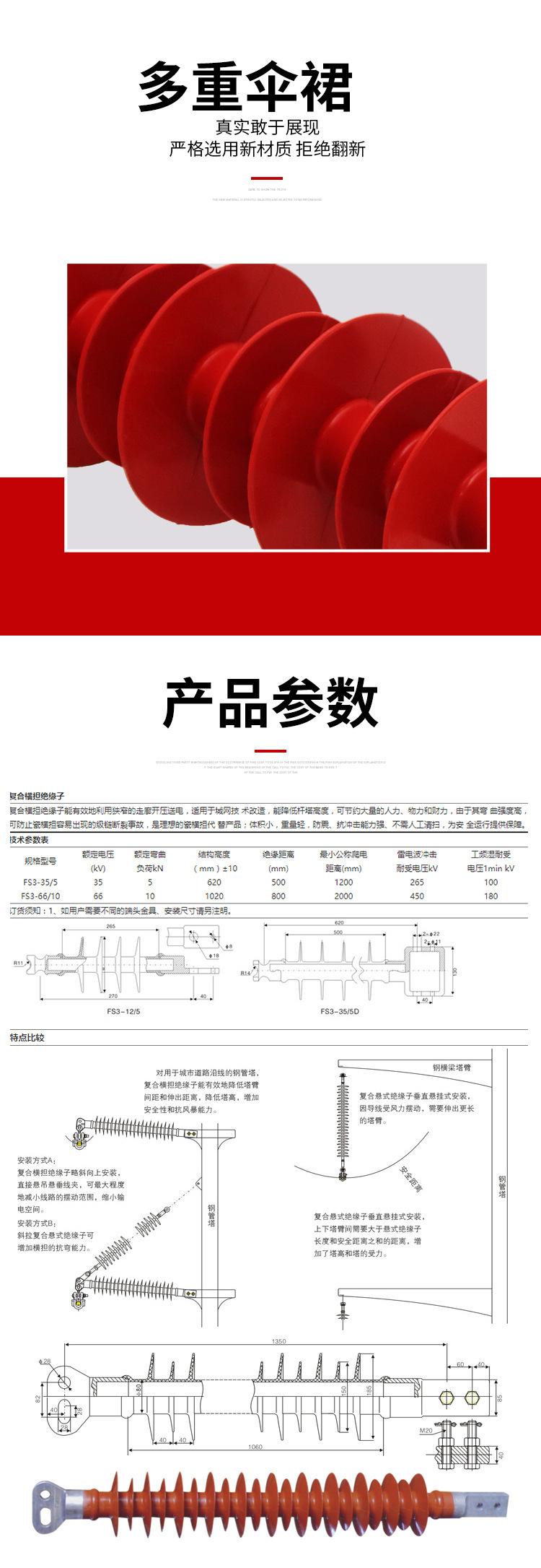 复合横担绝缘子