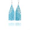 Pendientes de cuentas de estilo bohemio europeo y americano color tejido a mano borla larga pendientes de cuentas Miyuki venta al por mayor