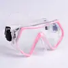 Máscara de Mergulho para Adultos com Miopia Transfronteiriça com Proteção Nasal Integrada, Máscara de Mergulho Anti-Embaçante em Silicone Líquido, Máscara de Snorkel