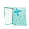 Caja de Regalo de Joyería con Estampado en Caliente de Color Mixto, Tapa Tiandi de Puntos de Moda 12*16